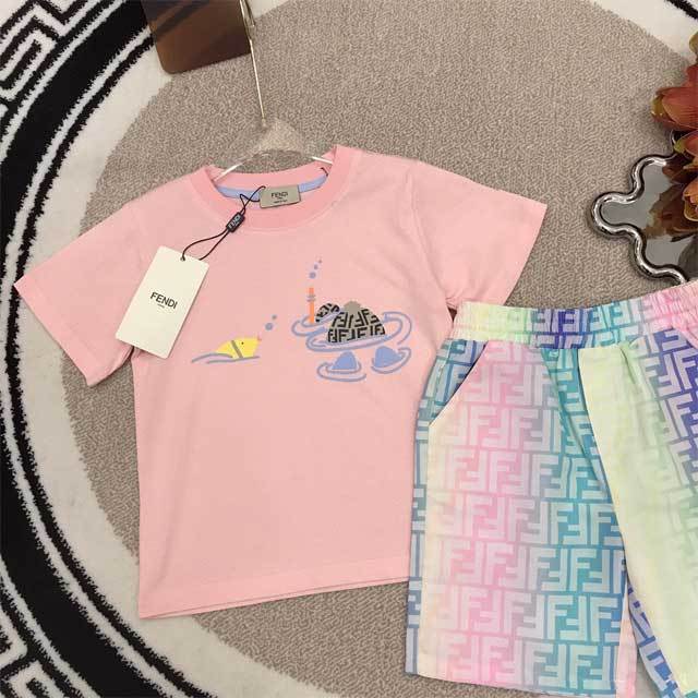 Printed Kids Casual Two Piece Set