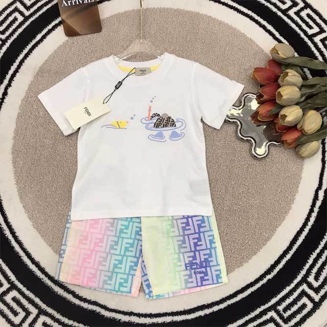 Printed Kids Casual Two Piece Set