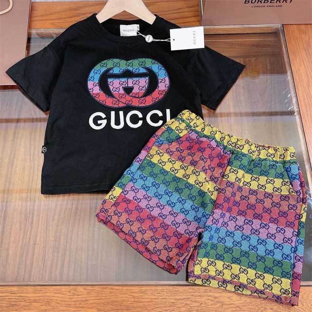 Colorful Print Kids Two Piece Set