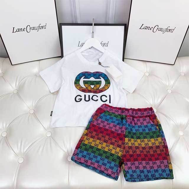 Colorful Print Kids Two Piece Set