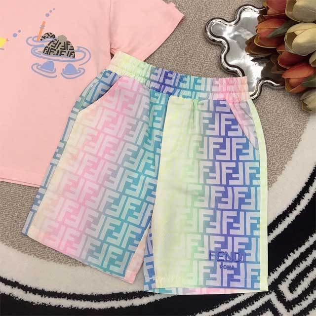 Printed Kids Casual Two Piece Set