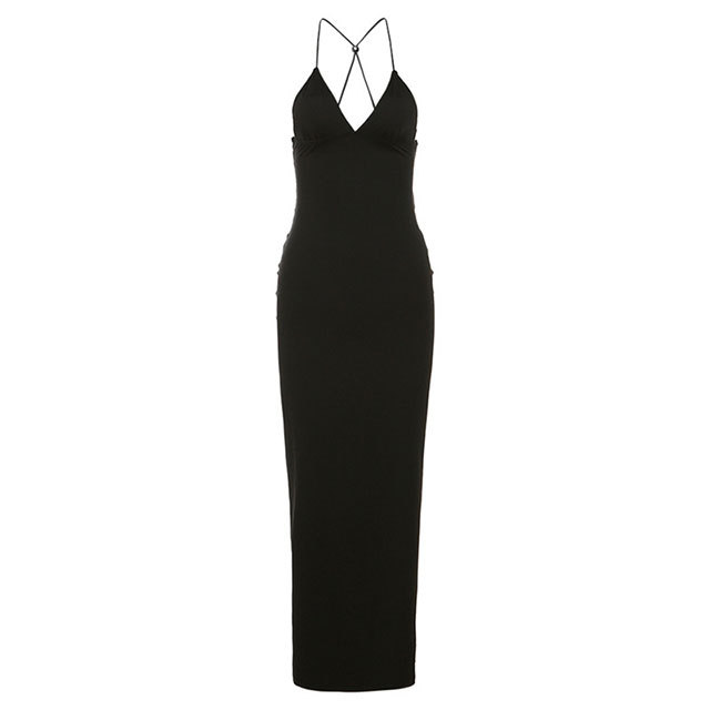 Backless Butterfly Maxi Dress