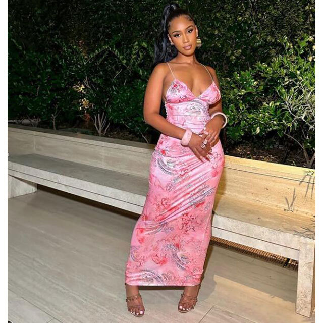 Backless Butterfly Maxi Dress