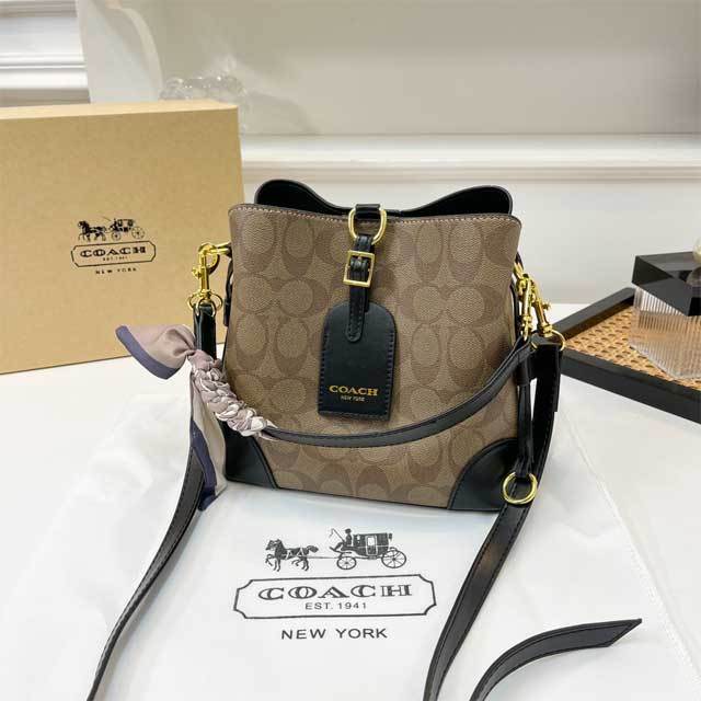 Leather Fashion Crossbody Bucket Bag