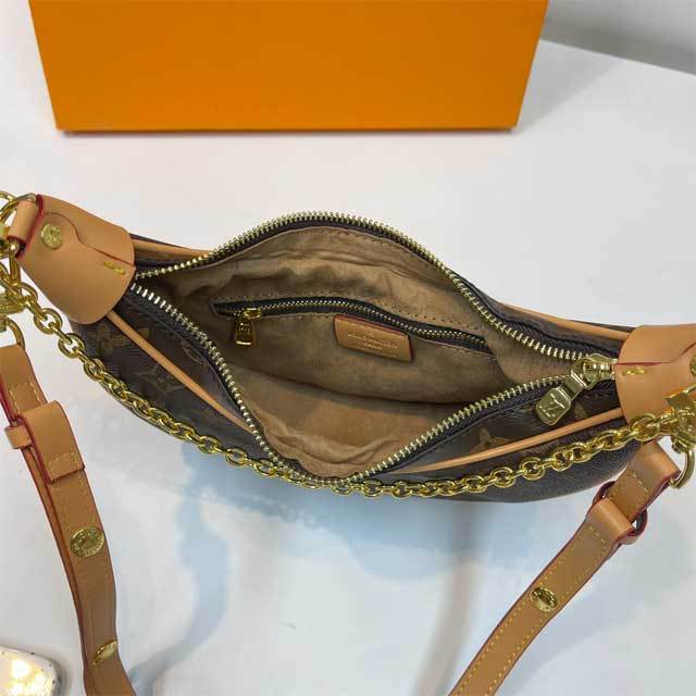 Moon-Shaped Leather Fashion Messenger Bag