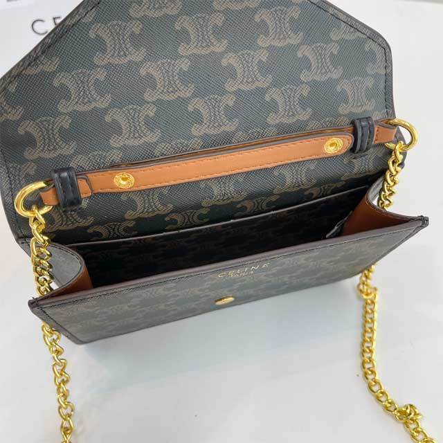Chained Fashion Leather Messenger Bag