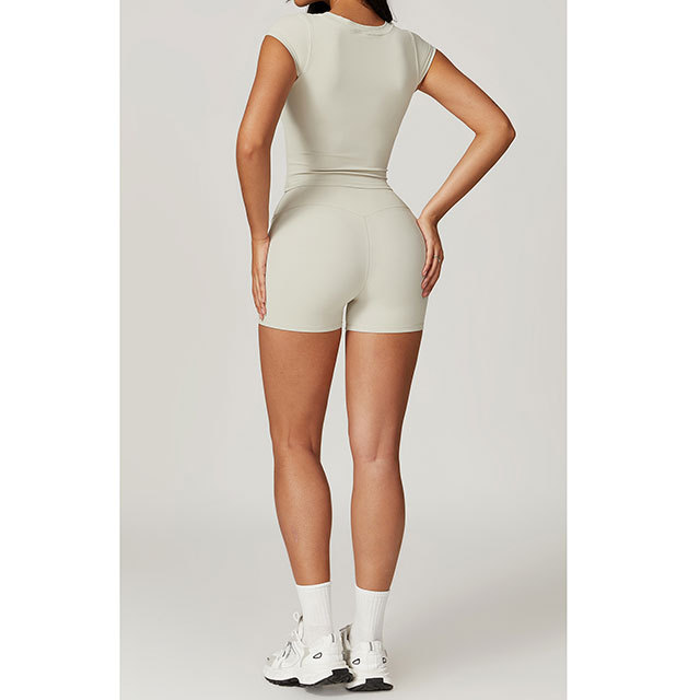 High-Stretch Yoga Sports Short Set
