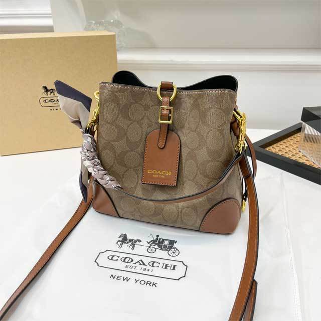 Leather Fashion Crossbody Bucket Bag