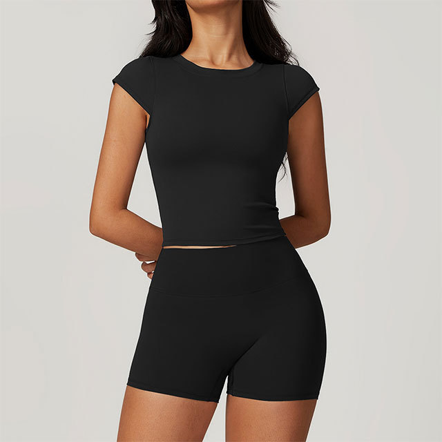 High-Stretch Yoga Sports Short Set