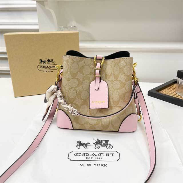 Leather Fashion Crossbody Bucket Bag