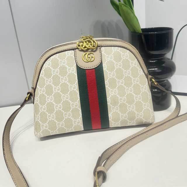 Leather Fashion Print Crossbody Bag