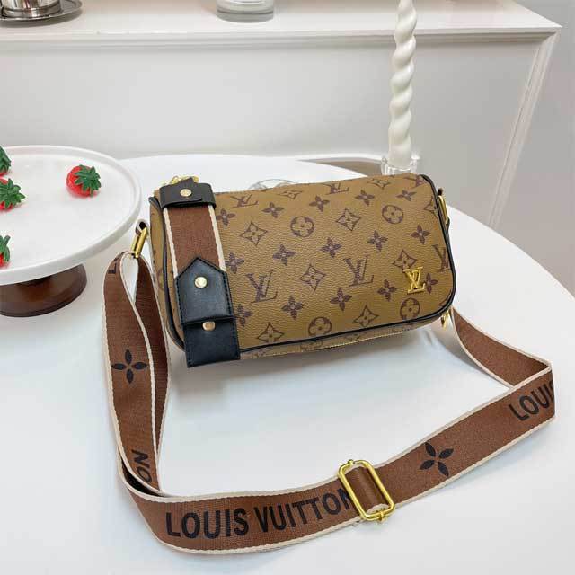 Printed Fashion Leather Messenger Bag