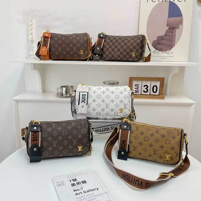 Printed Fashion Leather Messenger Bag