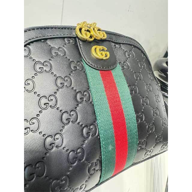 Leather Fashion Embossing Crossbody Bag