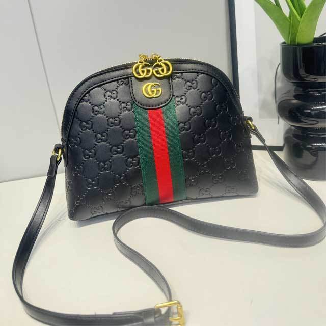 Leather Fashion Embossing Crossbody Bag