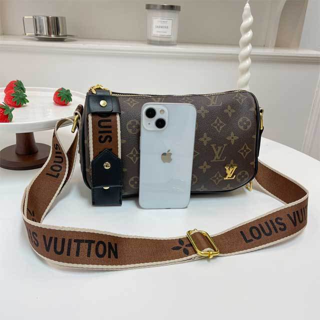 Printed Fashion Leather Messenger Bag