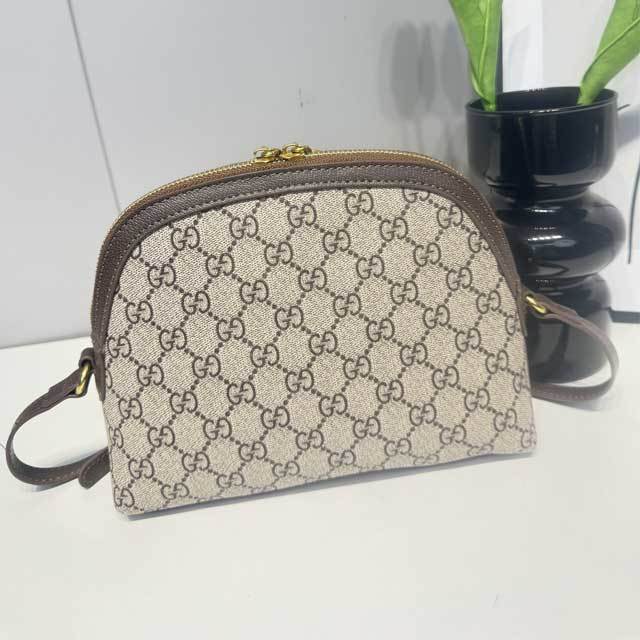 Leather Fashion Print Crossbody Bag