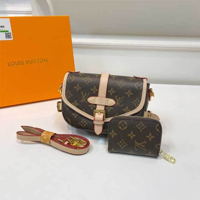 Printed Leather Fashion Messenger Bag