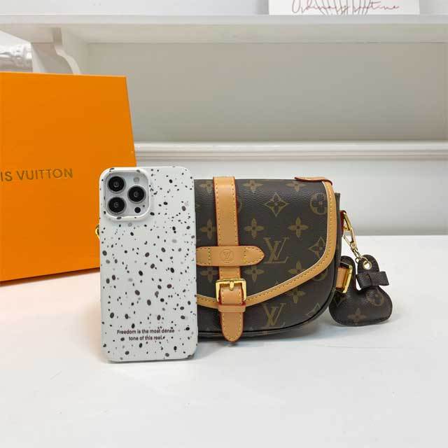 Printed Leather Fashion Messenger Bag