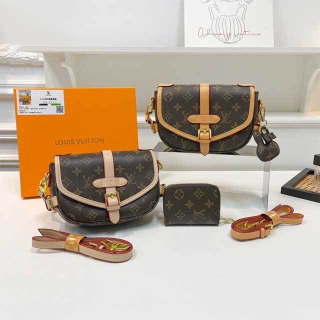 Printed Leather Fashion Messenger Bag