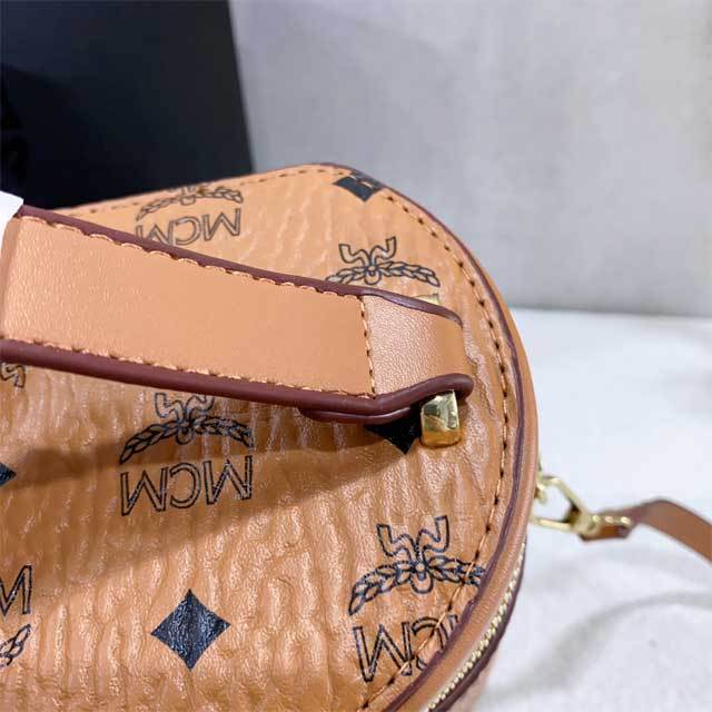 Printed Leather Women Crossbody Makeup Bag