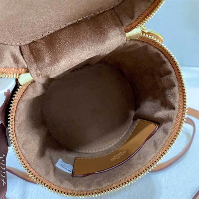 Printed Leather Women Crossbody Makeup Bag