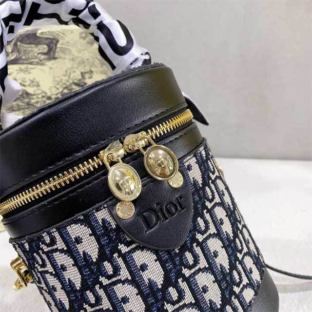 Printed Leather Women Crossbody Makeup Bag