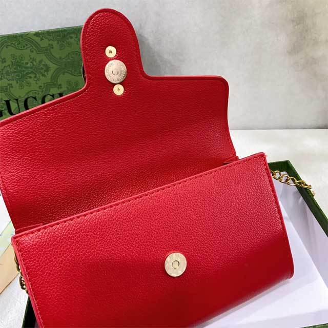 Chained Leather Female Messenger Bag