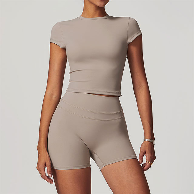 Fitness Fashion Two Pieces Short Set