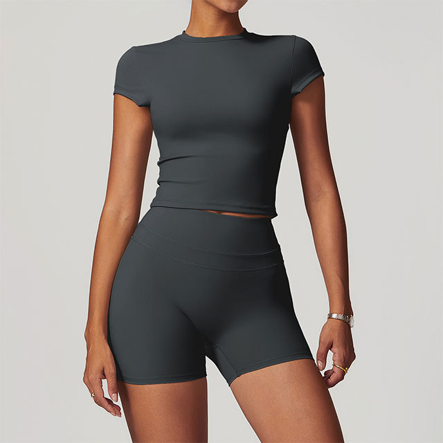 Fitness Fashion Two Pieces Short Set