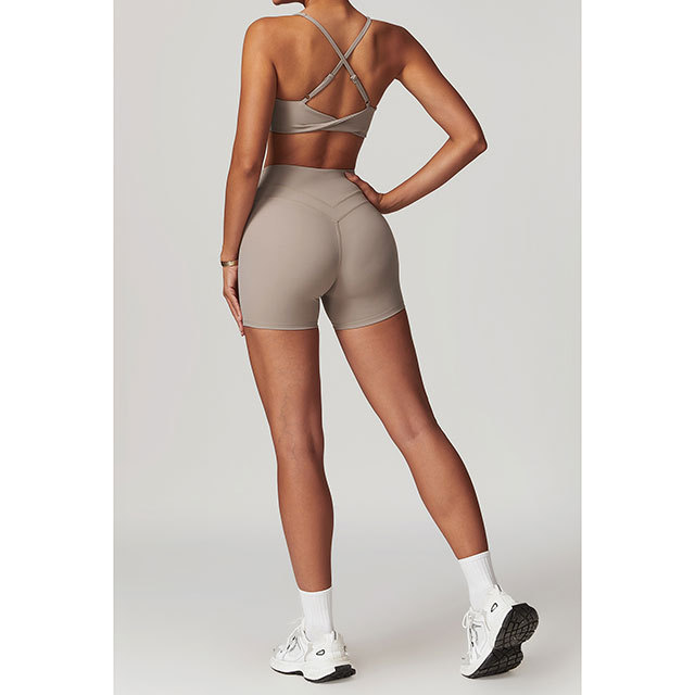 Activewear High Waist Two Pieces Short Set