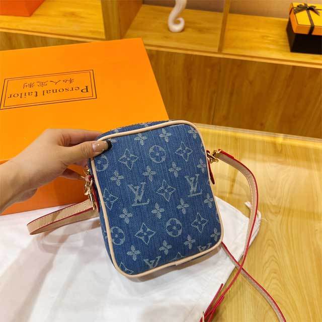 Printed Denim Fashion Women Messenger Bag
