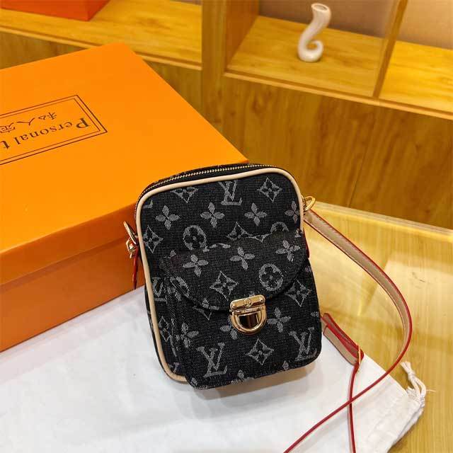Printed Denim Fashion Women Messenger Bag