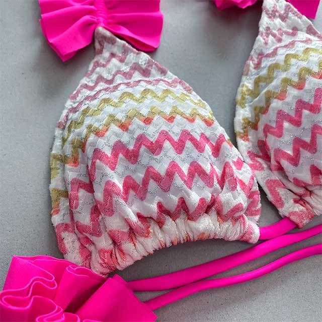 Folded Design 3pc Swimming Bikini Set