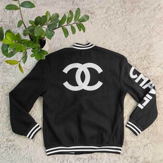 Embroidery Long Sleeve Baseball Jacket