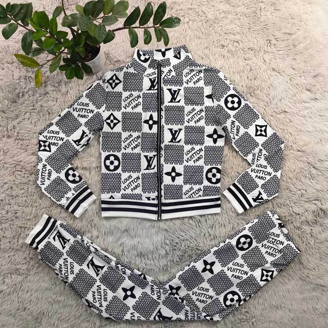 Printed Long Sleeve Casual Jogging Suit