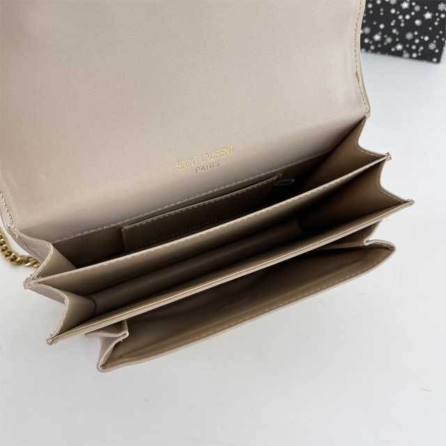 Metal Logo Leather Fashion Messenger Bag