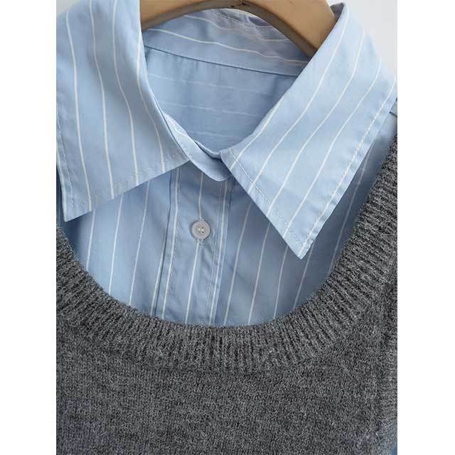 Long Sleeve Blouse Shirt Shawl Top