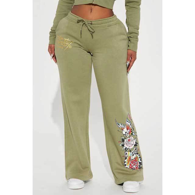 Printed Hoodie Top Casual Jogging Set