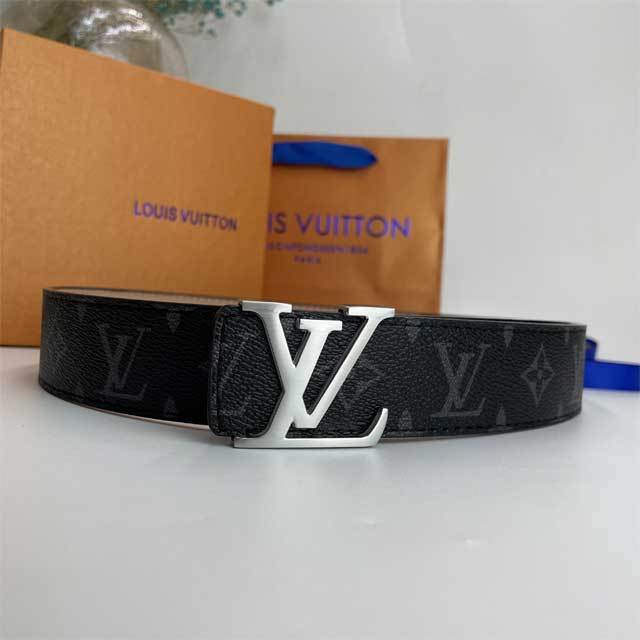 Metal Logo Leather Printed Men Belt