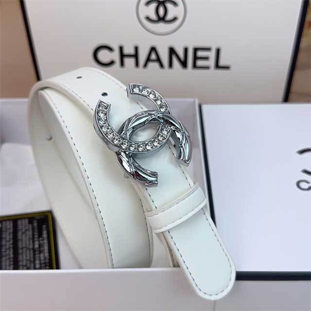 Chic Design Leather Women Trousers Belt