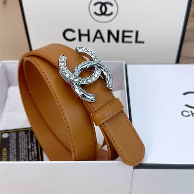 Chic Design Leather Women Trousers Belt