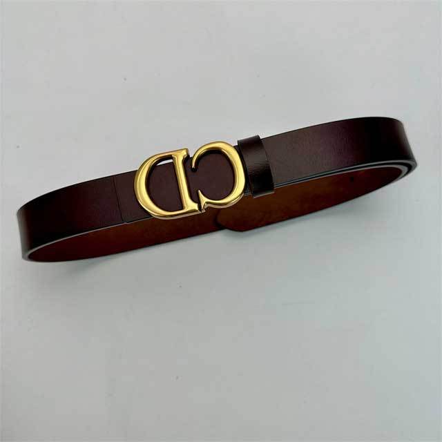 Vintage Women Simple Trousers Leather Belt