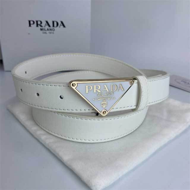 Fashion Logo Women Leather Casual Trousers Belt