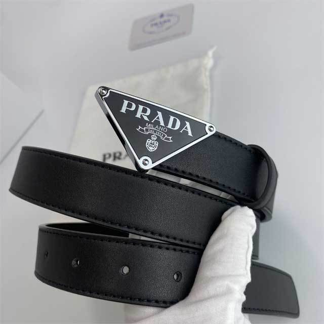 Fashion Logo Women Leather Casual Trousers Belt
