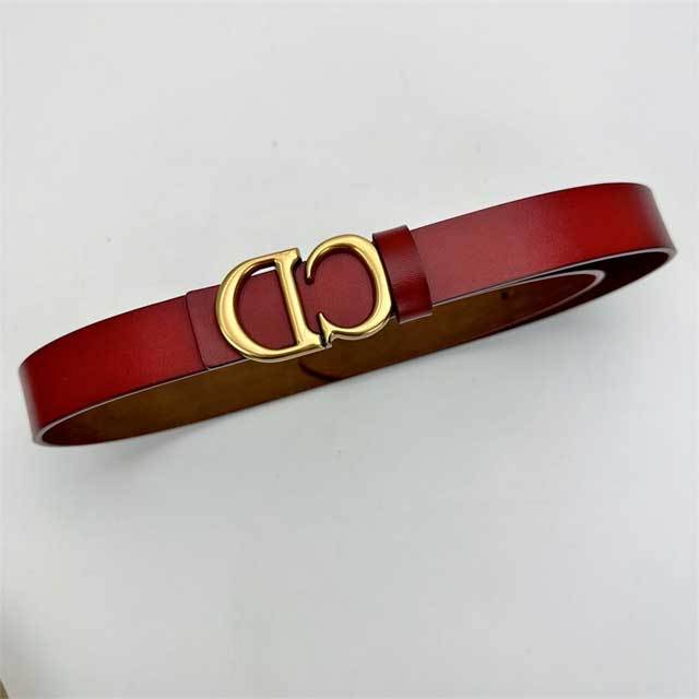 Vintage Women Simple Trousers Leather Belt