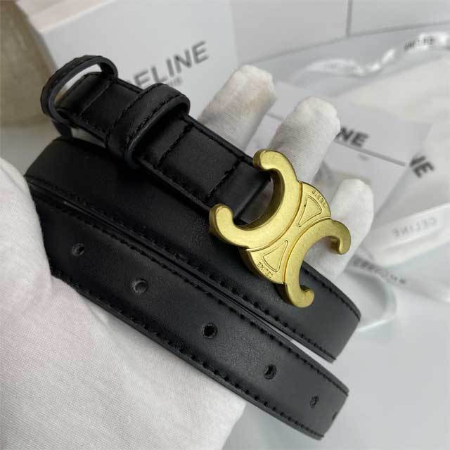 Metal Logo Women Fashion Leather Belt