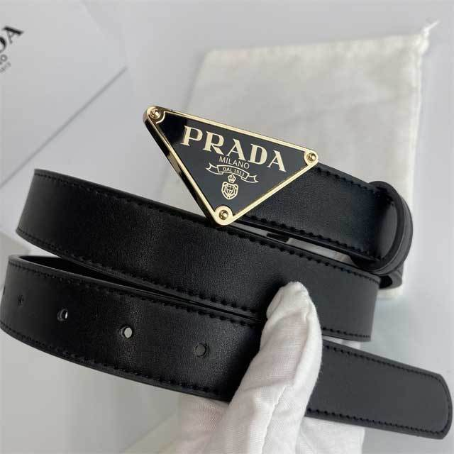 Fashion Logo Women Leather Casual Trousers Belt