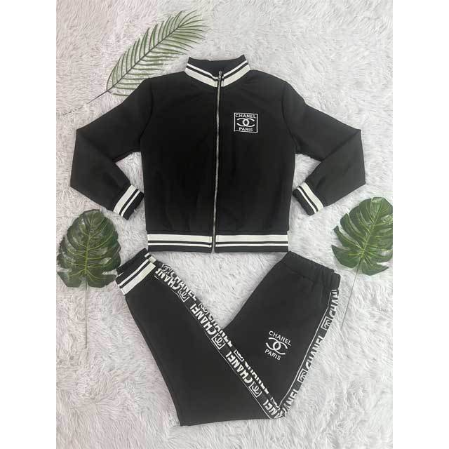 Embroidery Fashion Fall Tracksuit Set
