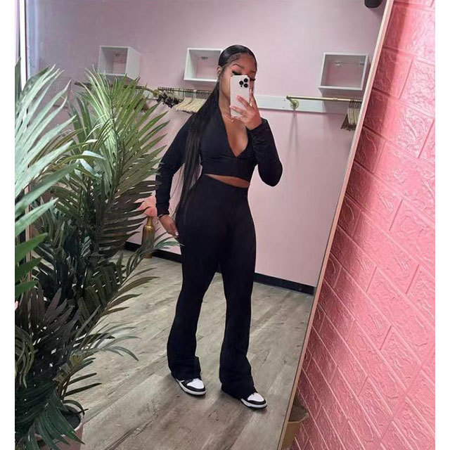 Tight-fitting Seamless Yoga Pant Suit 3 Pieces